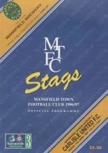 Mansfield Town v Carlisle United 11-Apr-1997