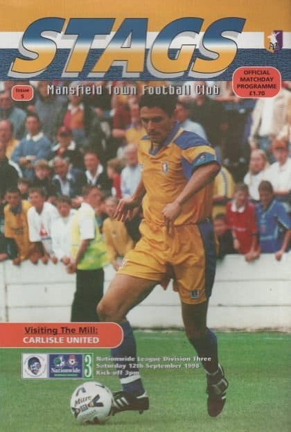 Mansfield Town v Carlisle United 12-Sep-1998
