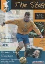 Mansfield Town v Carlisle United 20-Apr-2002