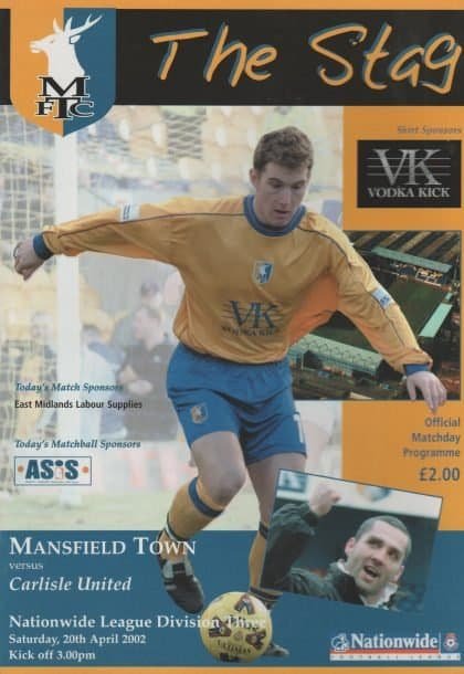 Mansfield Town v Carlisle United 20-Apr-2002