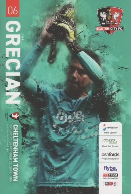 Exeter City V Cheltenham Town 22-Sep-2018
