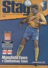 Mansfield Town v Cheltenham Town 25-Oct-2003