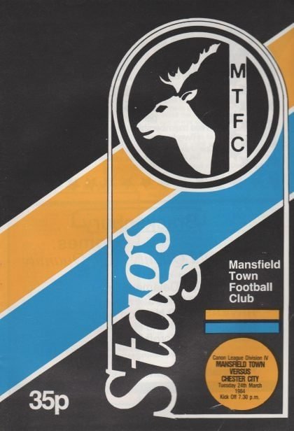 Mansfield Town v Chester City 24-Mar-1984