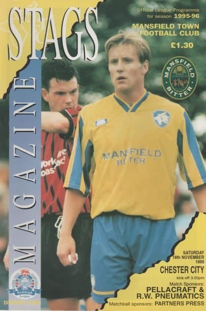 Mansfield Town v Chester City 18-Nov-1995