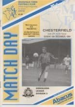 Mansfield Town v Chesterfield  18-Dec-1994