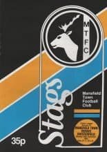 Mansfield Town v Chesterfield  26-Dec-1983