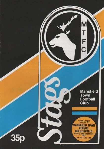 Mansfield Town v Chesterfield  26-Dec-1983