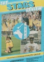Mansfield Town v Chesterfield 29-Aug-1987