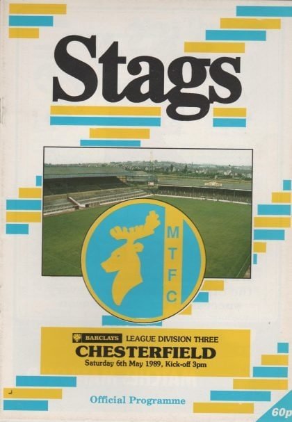 Mansfield Town v Chesterfield  06-May-1989