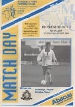 Mansfield Town v Colchester United 20-Aug-1994