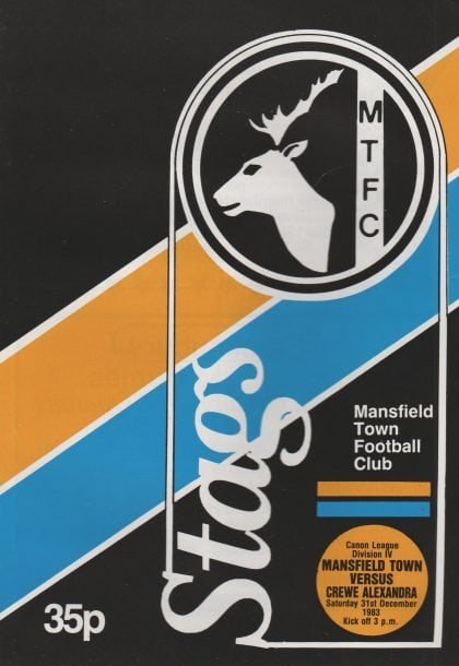 Mansfield Town v Crewe Alexandra 31-Dec-1983