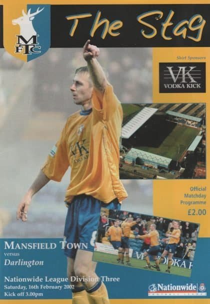 Mansfield Town v Darlington 16-Feb-2002