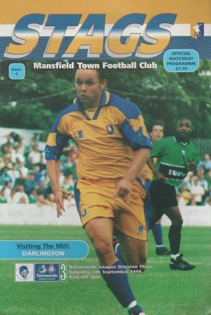Mansfield Town v Darlington 05-Sep-1998