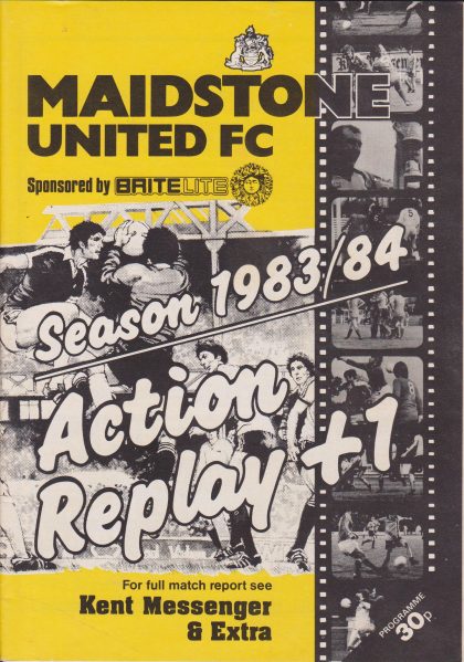 Maidstone United v Exeter City  23-Nov-1983