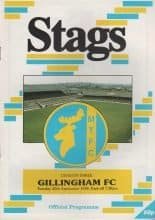 Mansfield Town v Gillingham 20-Sep-1988