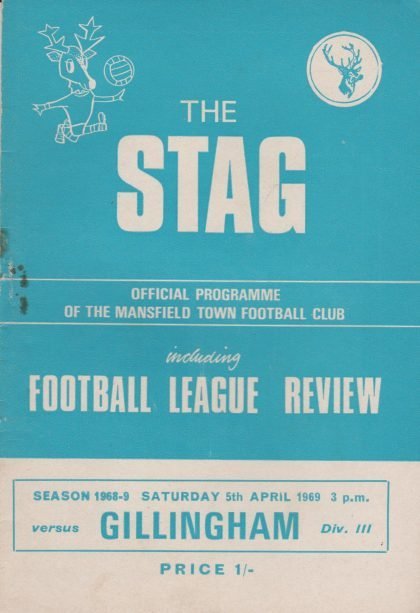 Mansfield Town v Gillingham 05-Apr-1969