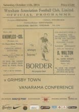 Wrexham v Grimsby Town 11-Oct-2014
