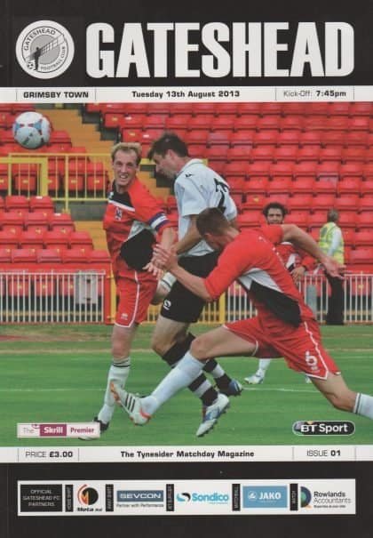 Gateshead v Grimsby Town 13-Aug-2013