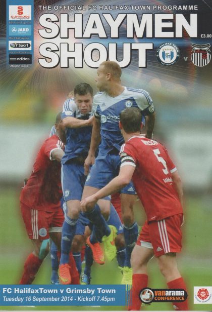 FC Halifax Town v Grimsby Town  16-Sep-2014
