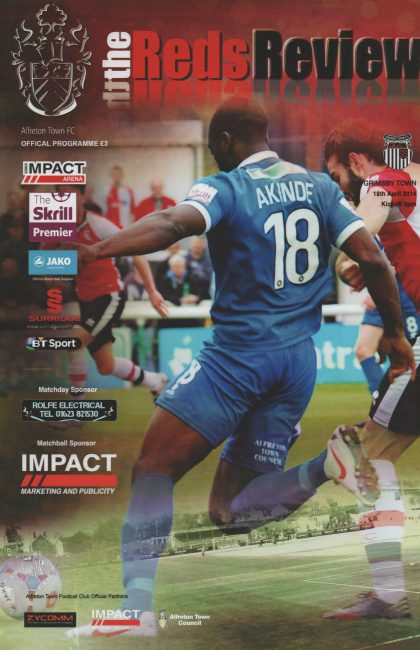Alfreton Town v Grimsby Town   18-Apr-2014