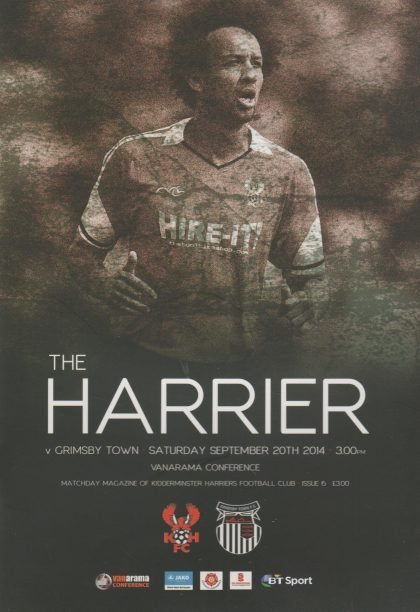 Kidderminster Harriers v Grimsby Town 20-Sep-2014