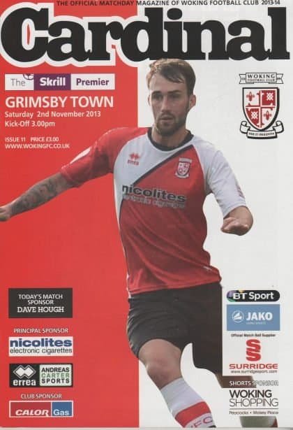 Woking v Grimsby Town 02-Nov-2013