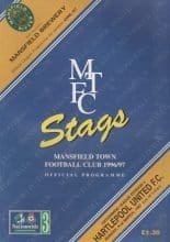 Mansfield Town v Hartlepool United 31-Mar-1997
