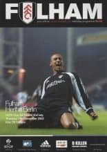 Fulham v Hertha Berlin 12-Dec-2002