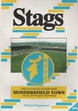 Mansfield Town v Huddersfield Town 31-Dec-1988