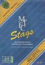 Mansfield Town v Hull City  18-Jan-1997