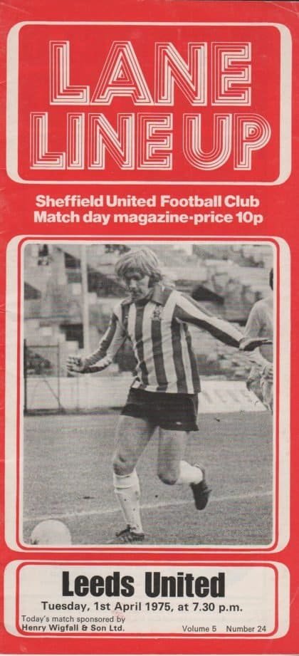 Sheffield United v Leeds United 01-Apr-1975