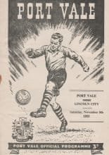 Port Vale v Lincoln City 05-Nov-1955