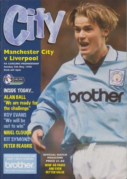Manchester City v Liverpool 05-May-1996