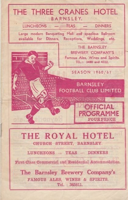 Barnsley v Luton Town 18-Feb-1961