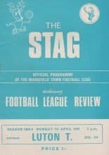 Mansfield Town v Luton Town 07-Apr-1969
