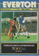 Everton v Manchester United 21-Nov-1978