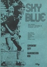 Coventry City v Manchester United 07-Feb-1976