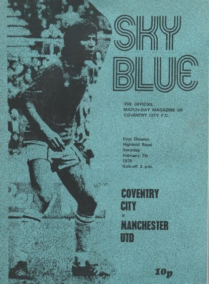 Coventry City v Manchester United 07-Feb-1976