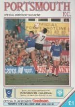 Portsmouth v Millwall 12-Mar-1991