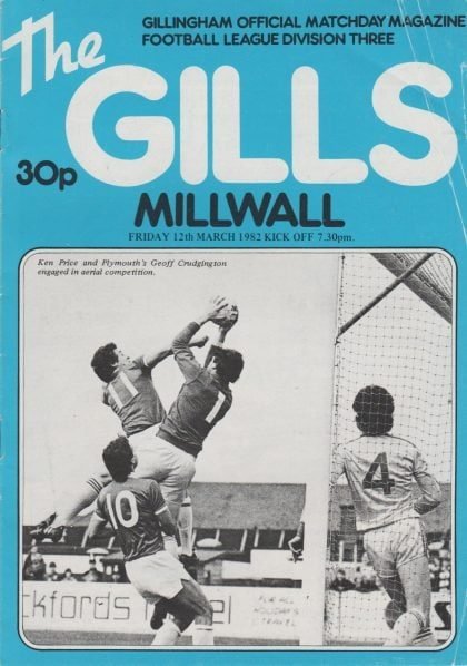 Gillingham v Millwall 12-Mar-1982