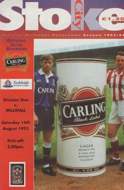 Stoke City v Millwall 14-Apr-1993