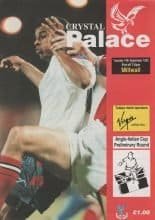 Crystal Palace v Millwall  14-Sep-1993