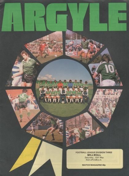 Plymouth Argyle v Millwall  15-May-1982