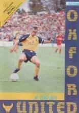 Oxford United v Millwall  16-Jan-1991
