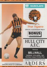 Hull City v Millwall 16-Apr-1991