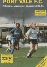 Port Vale v Millwall 01-Jan-1991
