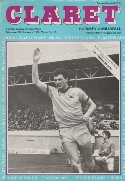 Burnley v Millwall 20-Feb-1982