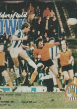 Huddersfield Town v  Millwall 21-Oct-1981
