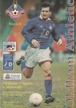 Oldham Athletic v Millwall  22-Apr-1995