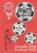 Lincoln City v Millwall  23-Sep-1981